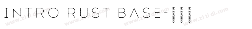 intro rust base字体转换